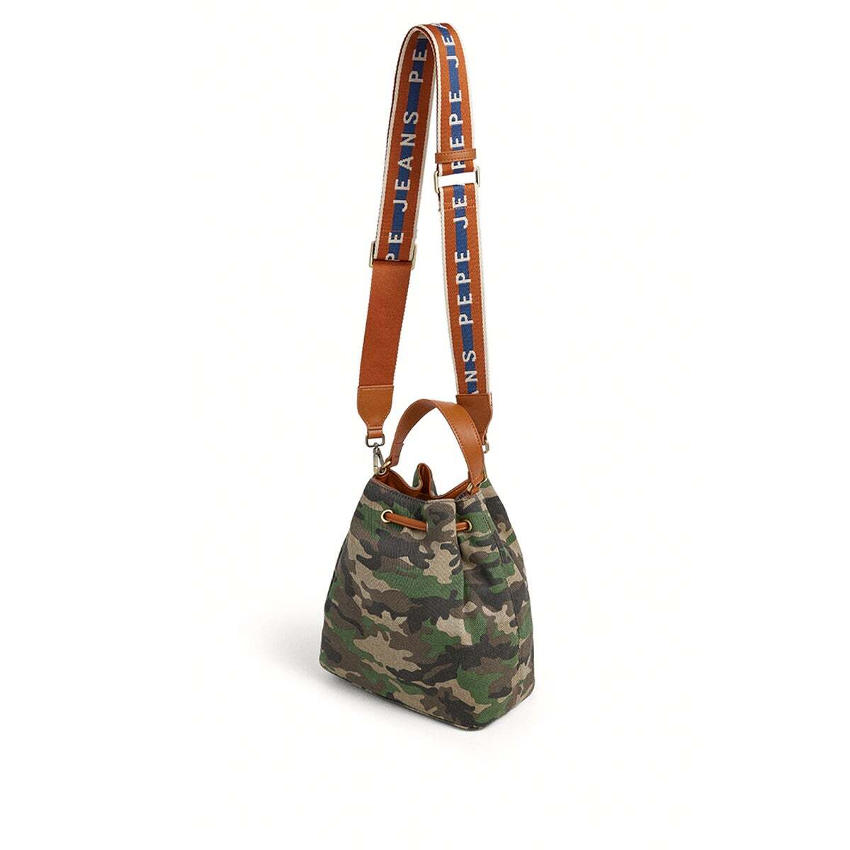 Sac Seau Camouflage vert thym, PEPE JEANS