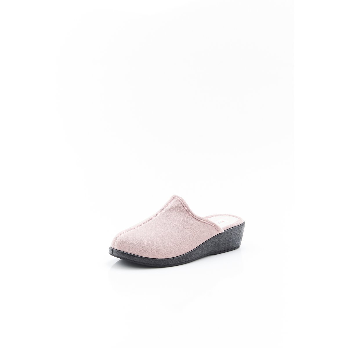 Mules compensées Thermolactyl en velours marron taupe, DAMART