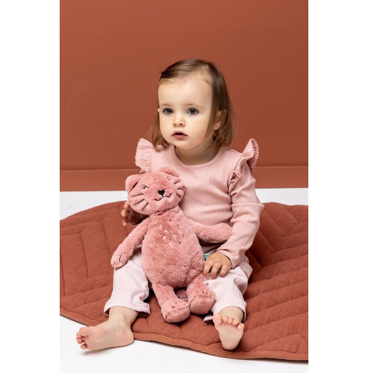 Animal en peluche 25 cm mrs cat rose, TRIXIE