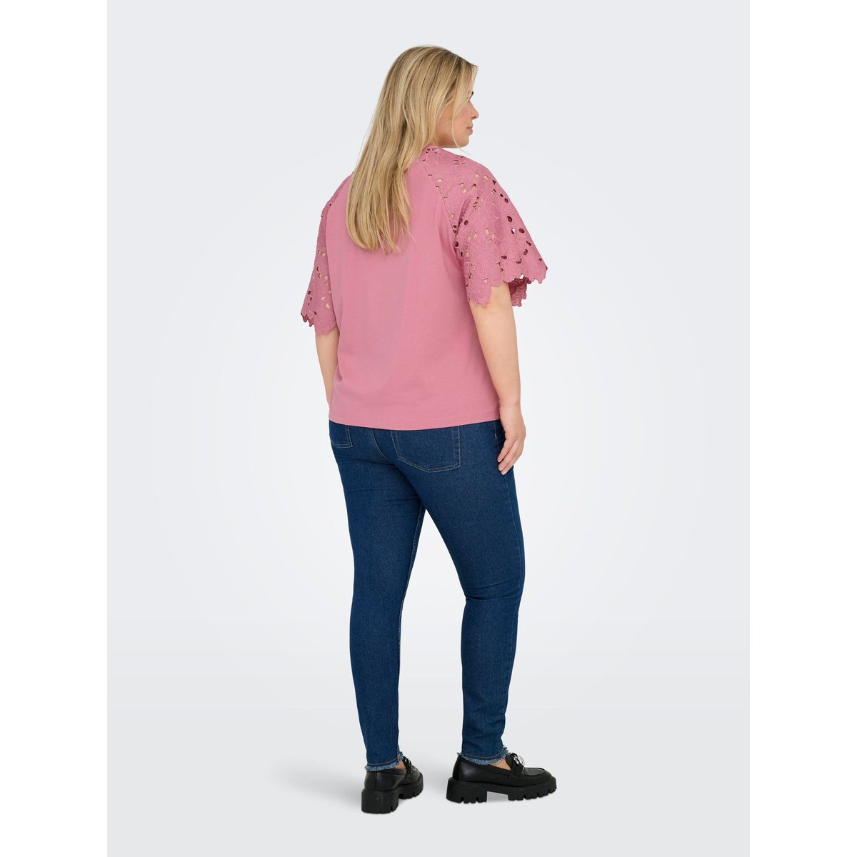 T-Shirt mesa rose, ONLY CARMAKOMA