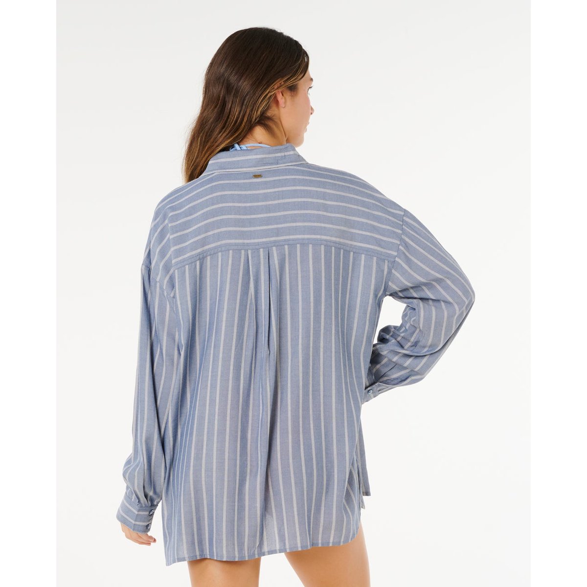 Chemise BEACH Days Pinstripe bleu poussiéreux, RIP CURL