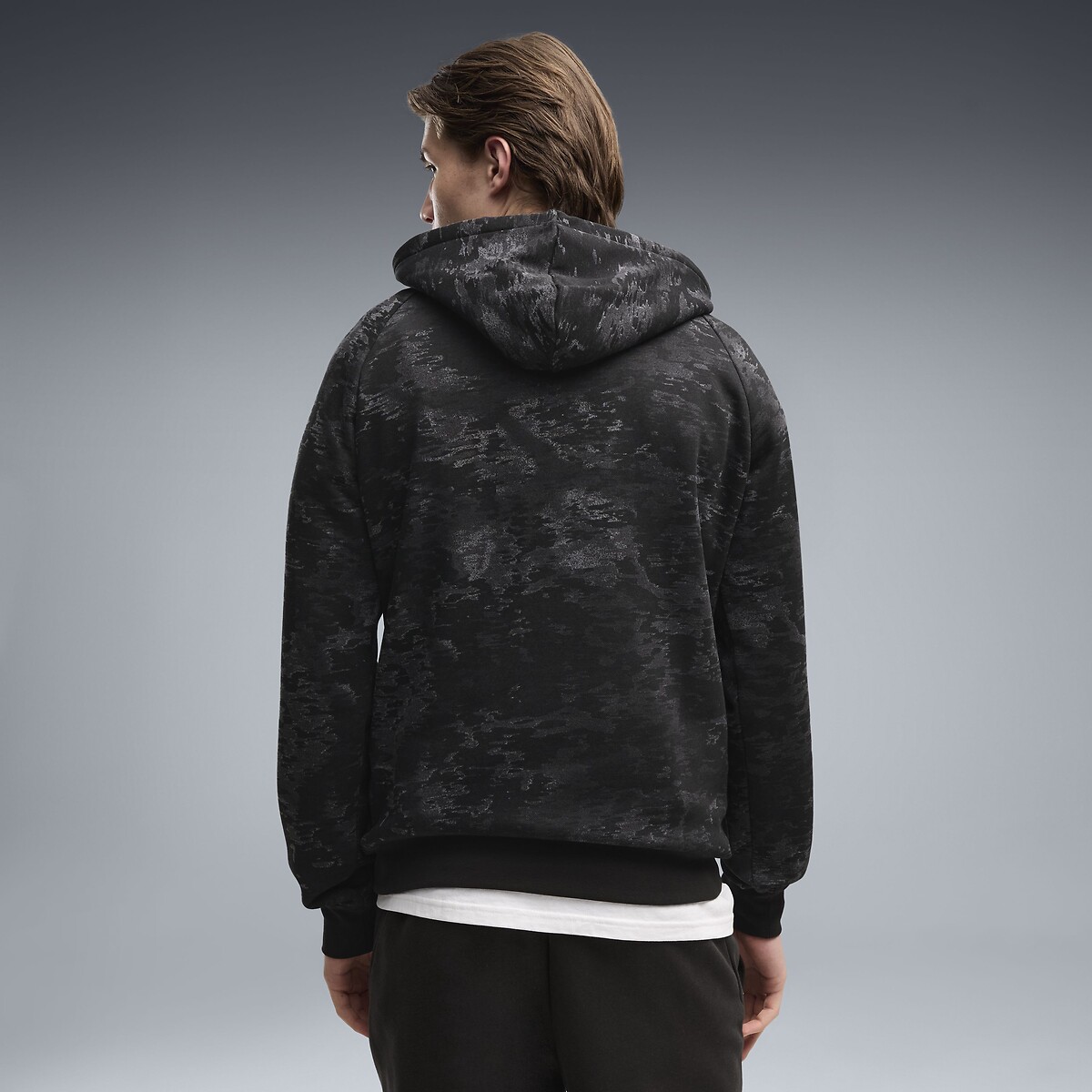 Sweat à capuche, Camo noir, PUMA
