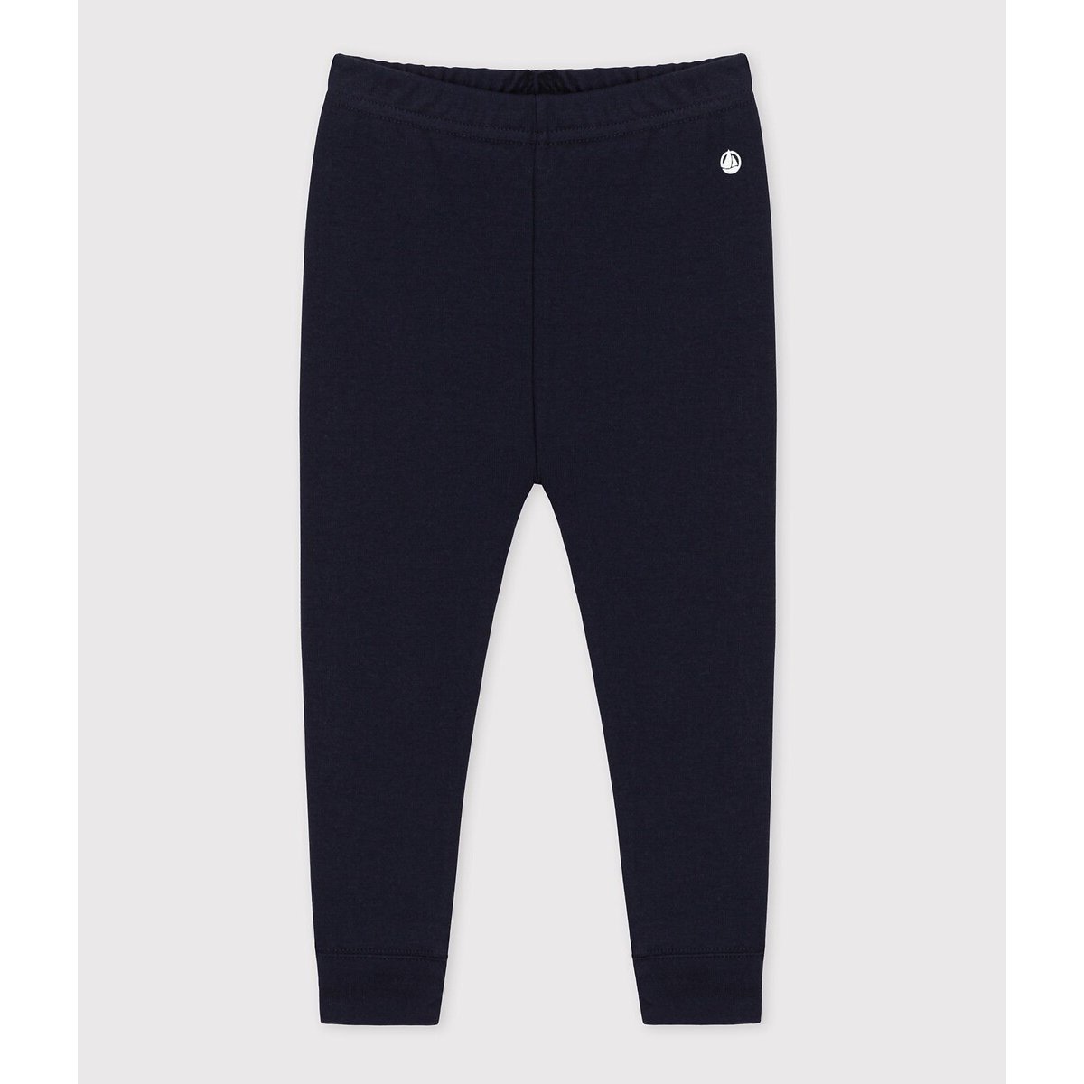 Legging en coton marine foncé, PETIT BATEAU