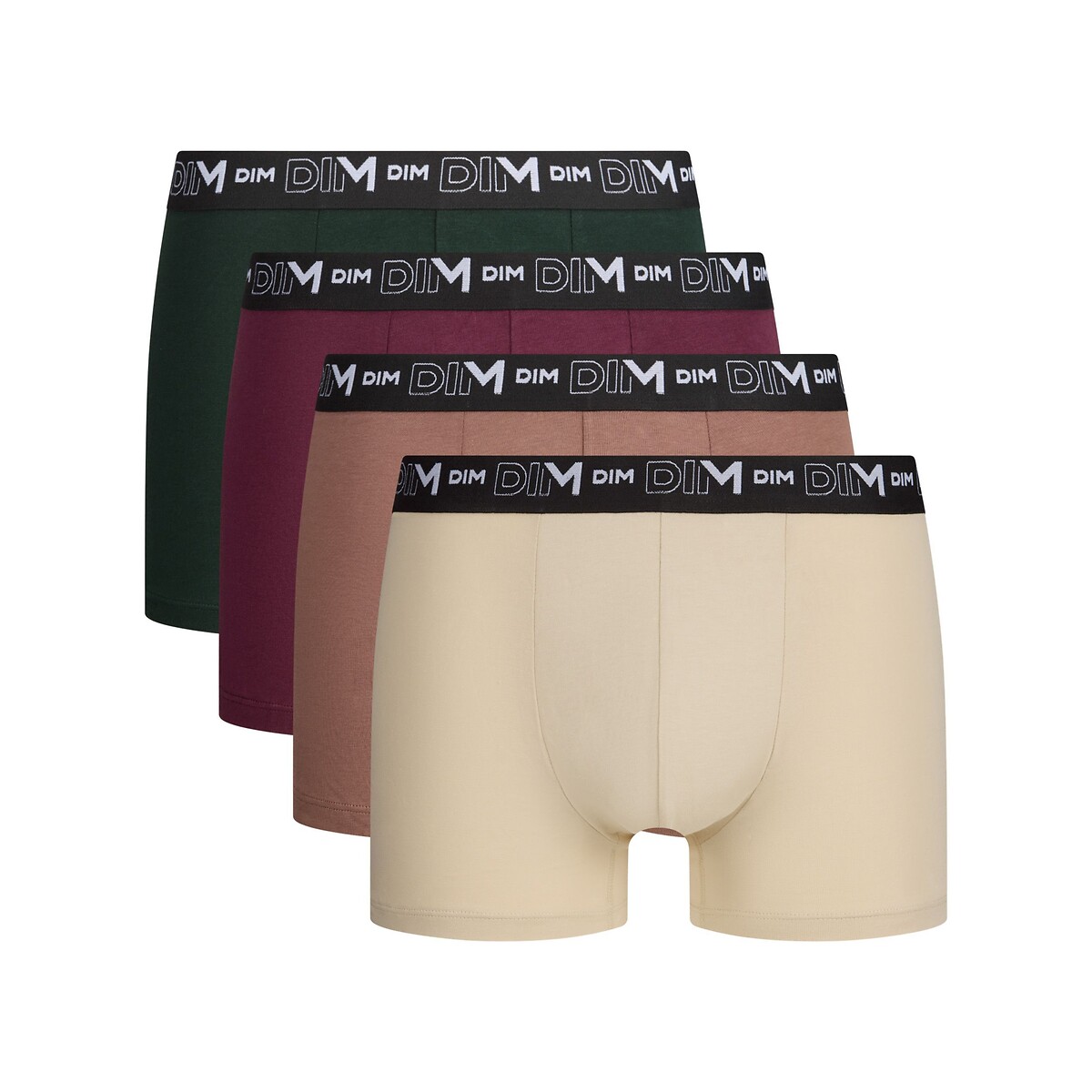 Confezione Da 4 Boxer In Cotone Stretch Abbigliamento E Accessori Biancheria Intima Calze Intimo La Redoute