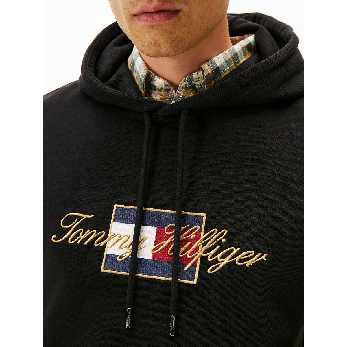 Sweat à capuche Icon Gold noir, TOMMY HILFIGER