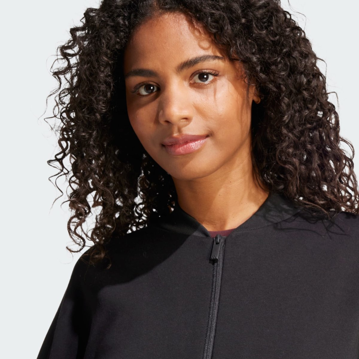 Veste Bomber Essentials Contemporary Logo black, ADIDAS SPORTSWEAR