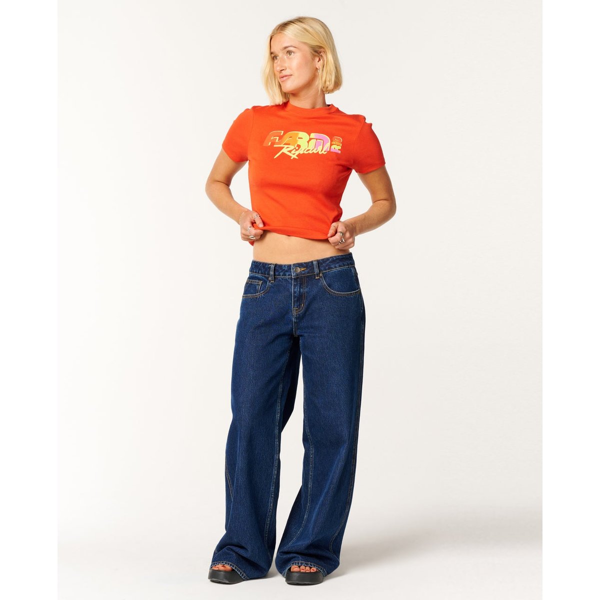 T-Shirt CARIOCA rouge orange, RIP CURL