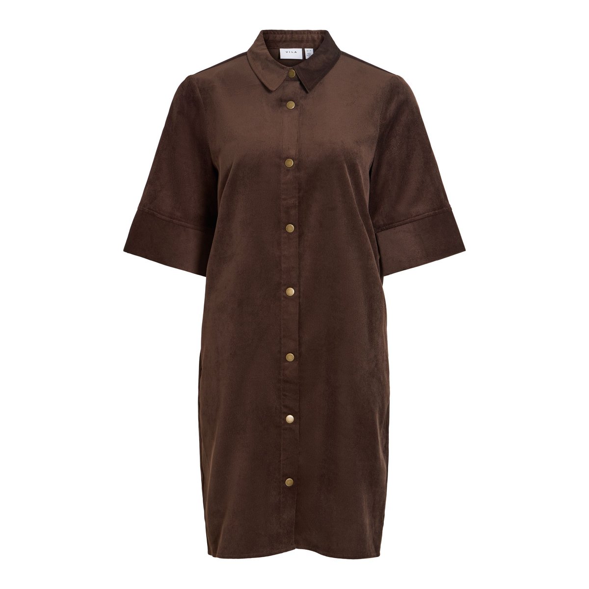 Robe Courte marron - coffee bean1, VILA