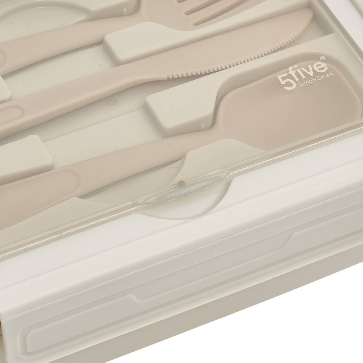 Lunch box rectangulaire beige, 5FIVE SIMPLY SMART