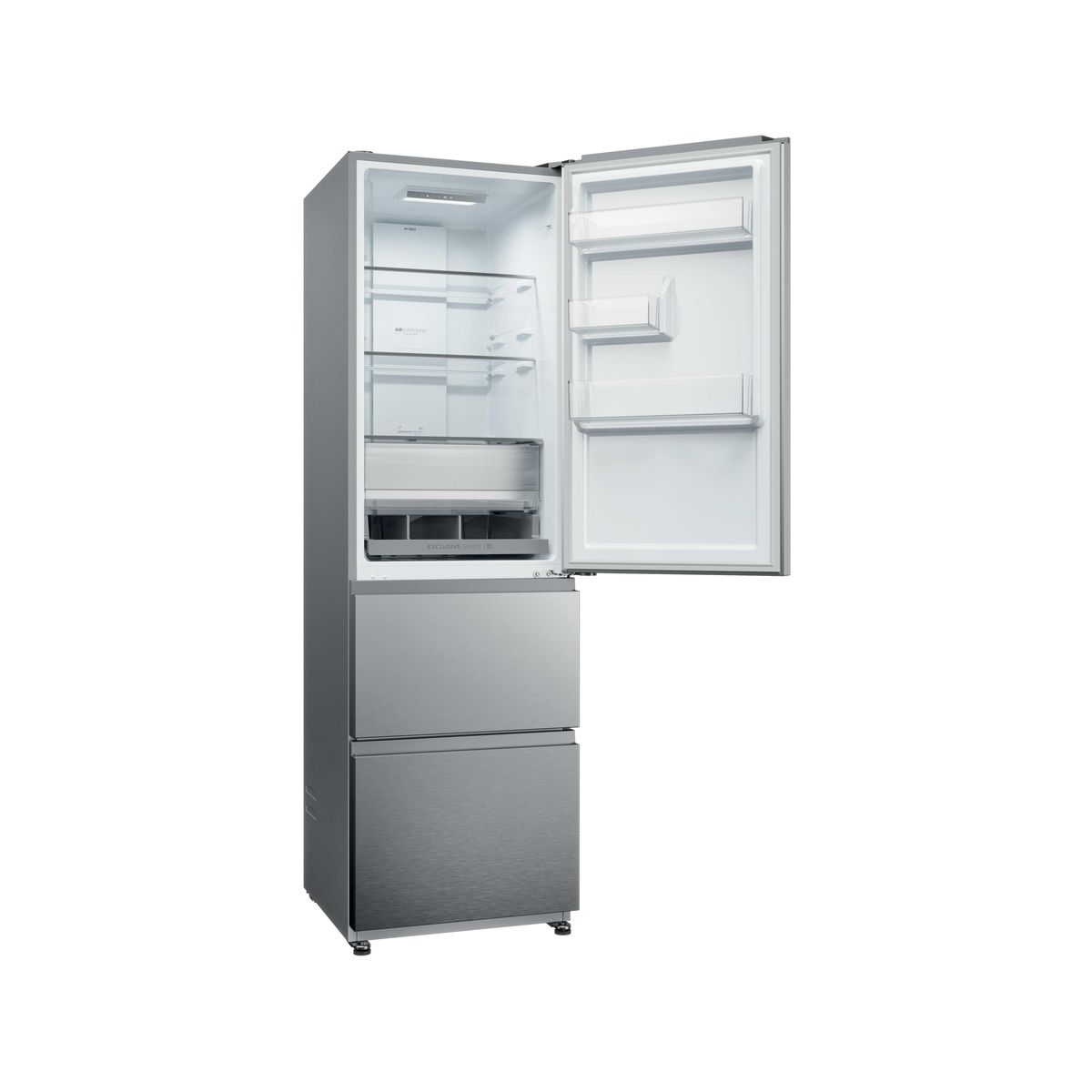 Réfrigérateur combiné HTR3518ENMX couleur unique, HAIER
