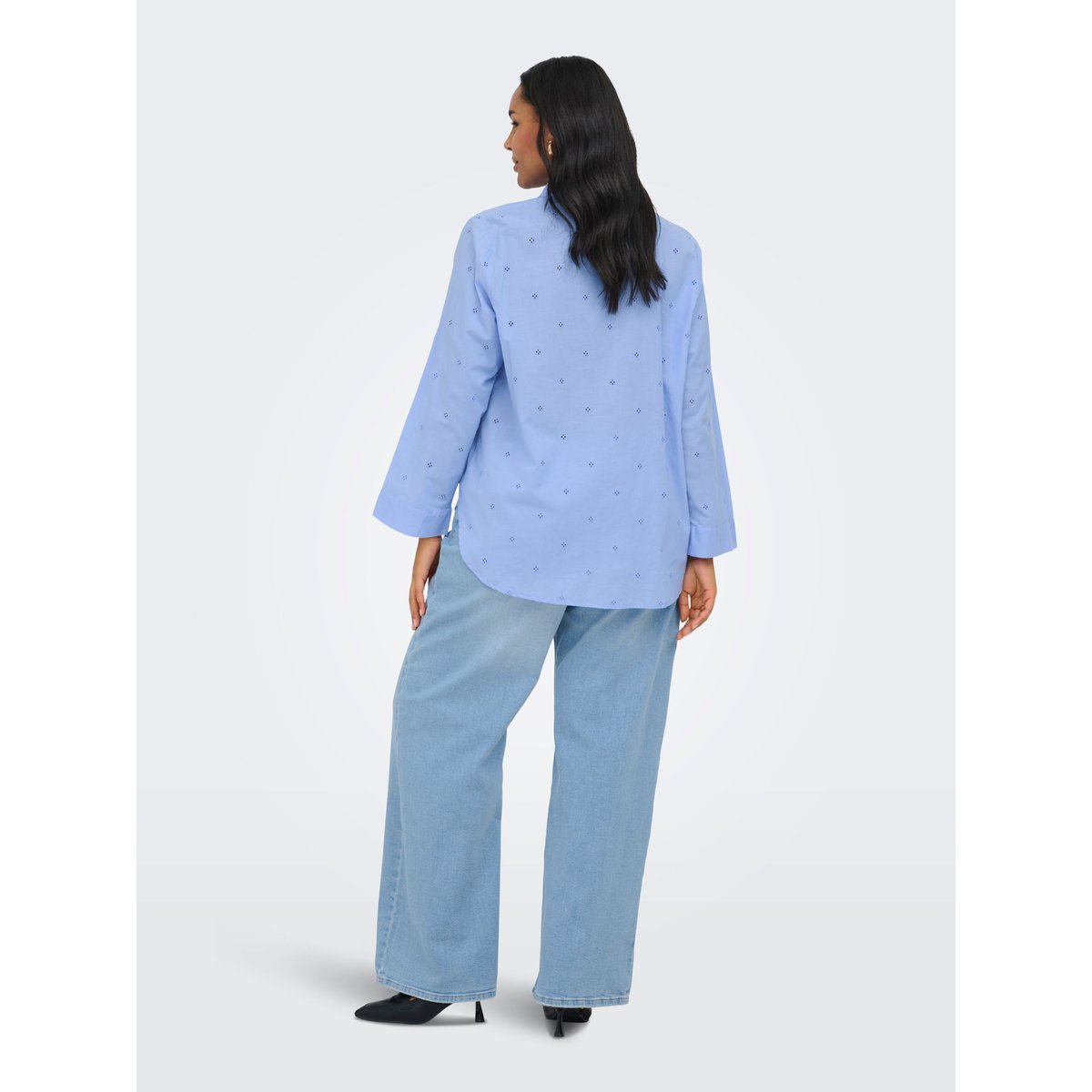Chemise cornflower blue, ONLY CARMAKOMA