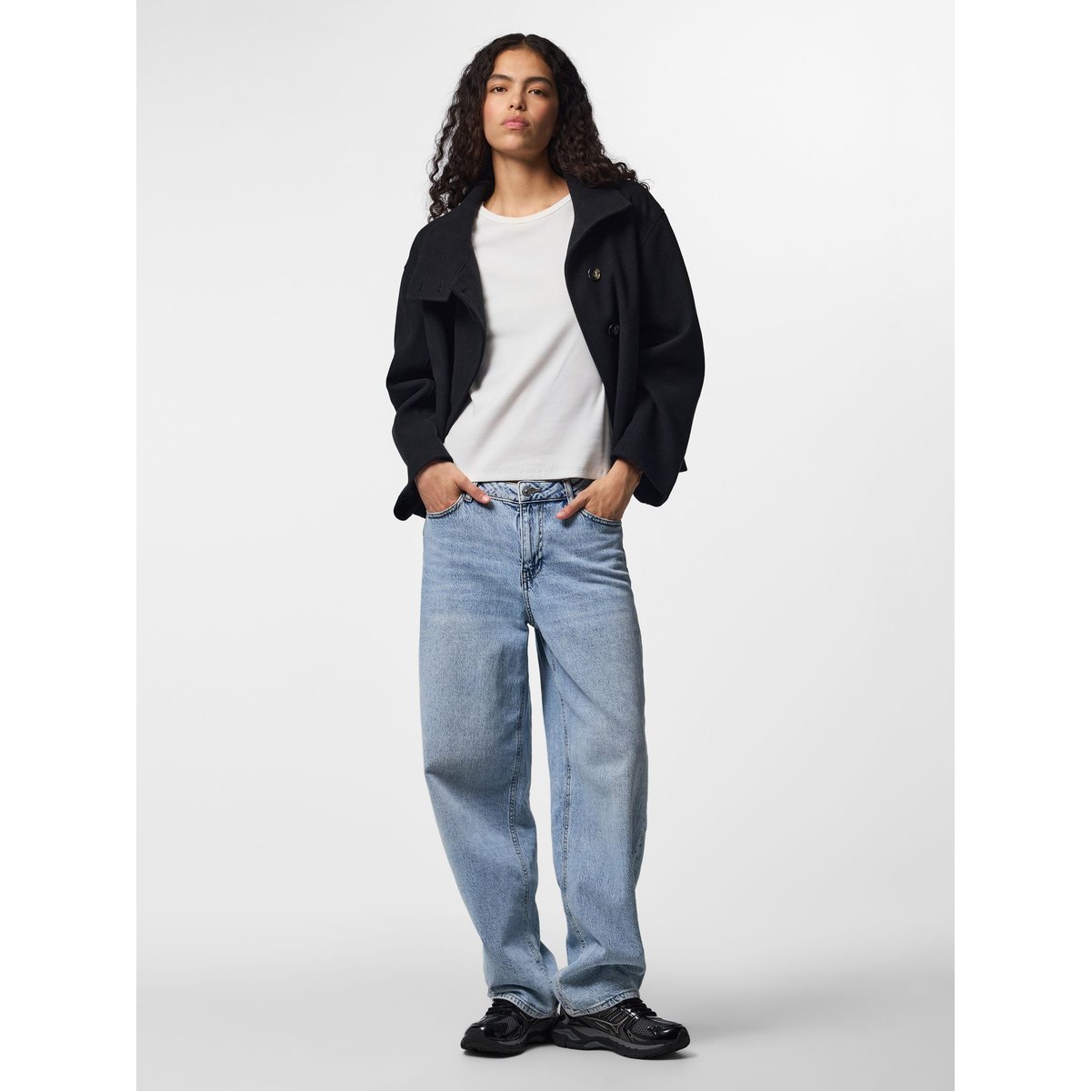 Veste noir - black1, PIECES