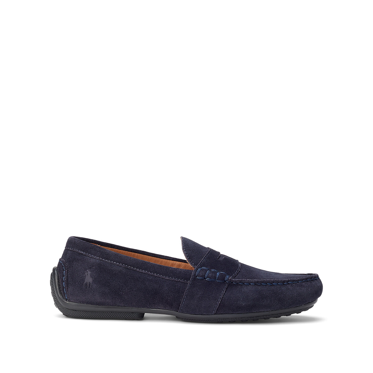 Mocassins en cuir suede Reynold bleu marine, POLO RALPH LAUREN