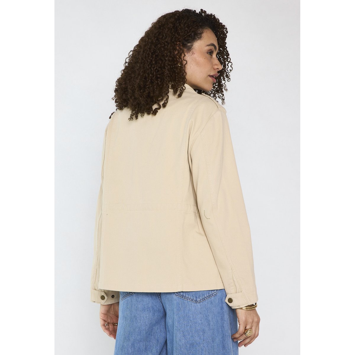 Veste saharienne en Coton CLAIRE creme, Maison 123
