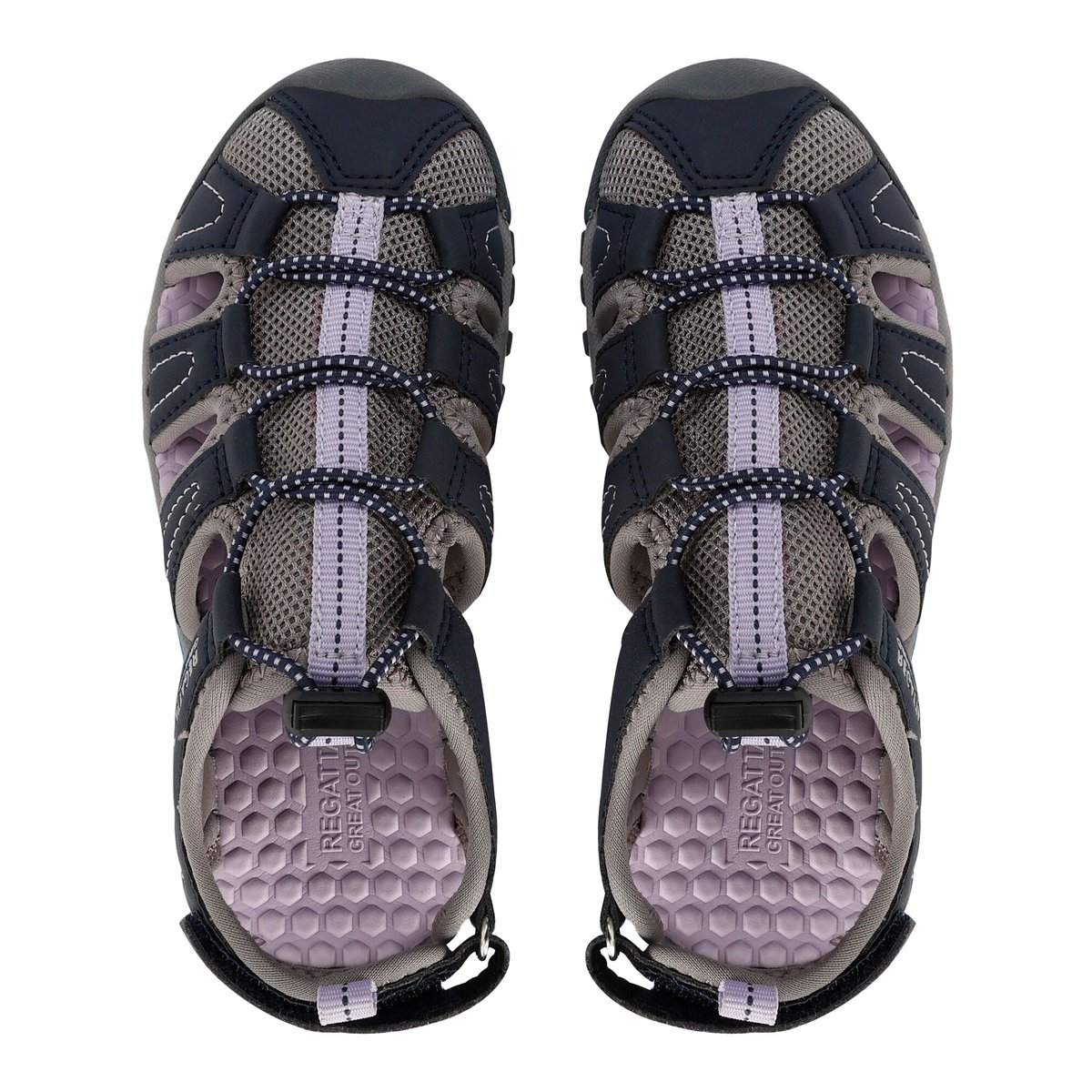 Sandales WESTSHORE bleu marine / lilas pâle, REGATTA