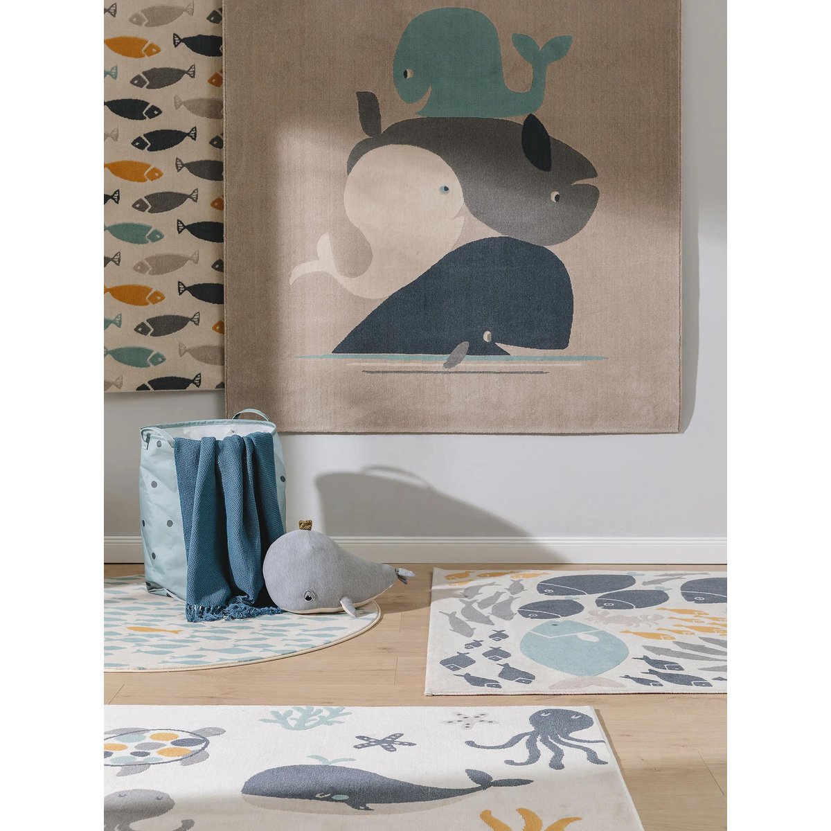 Tapis enfant FABIUS multicouleur, BENUTA 