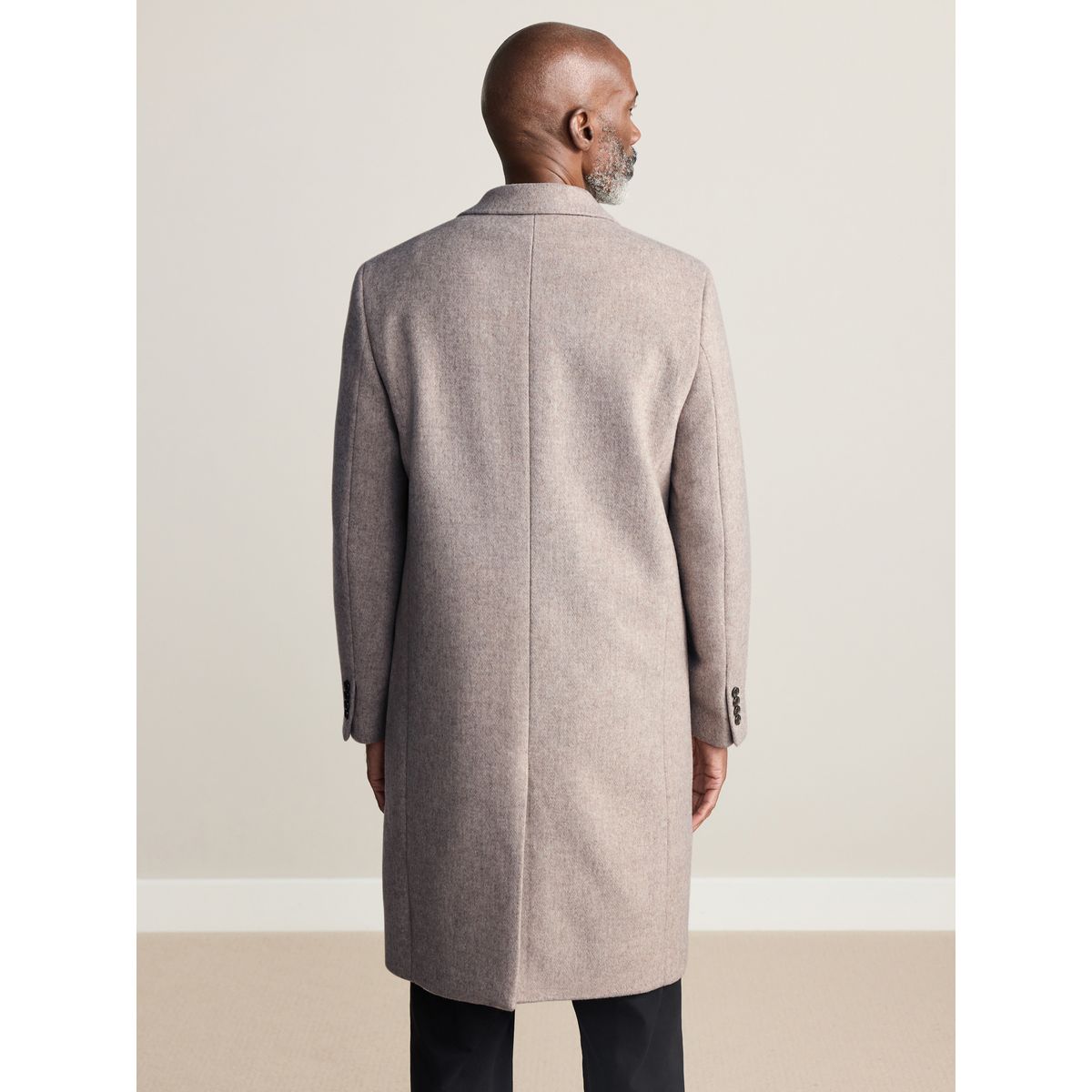 Manteau epsom en laine douce Signature crème, NEXT