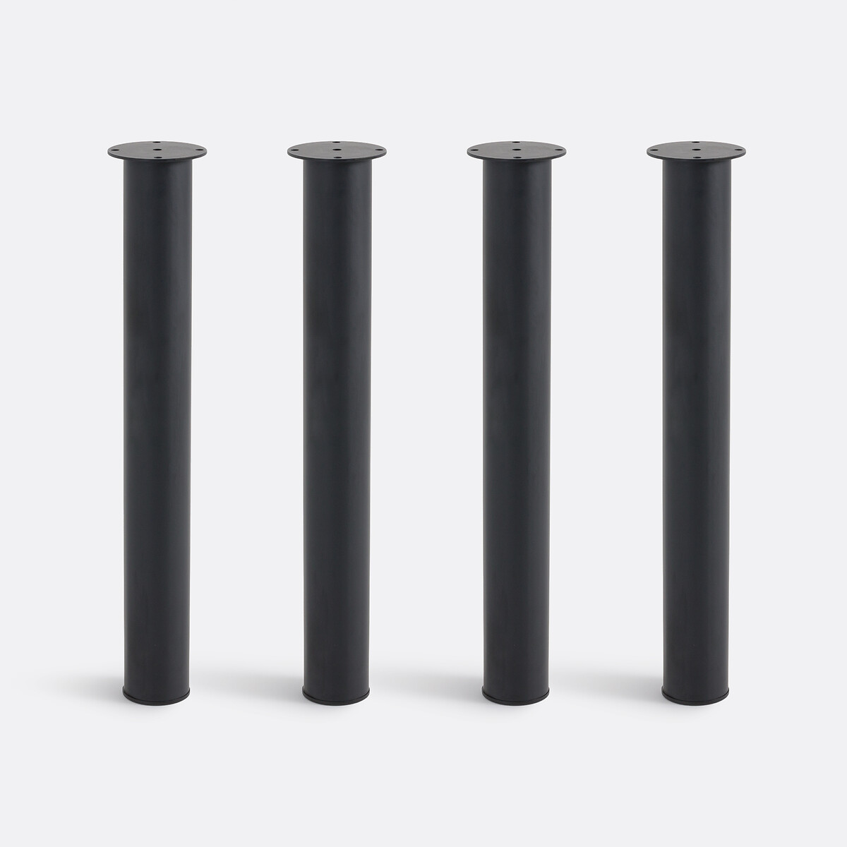 Conjunto de 4 pernas de mesa, metal, Alzar preto , LA REDOUTE INTERIEURS