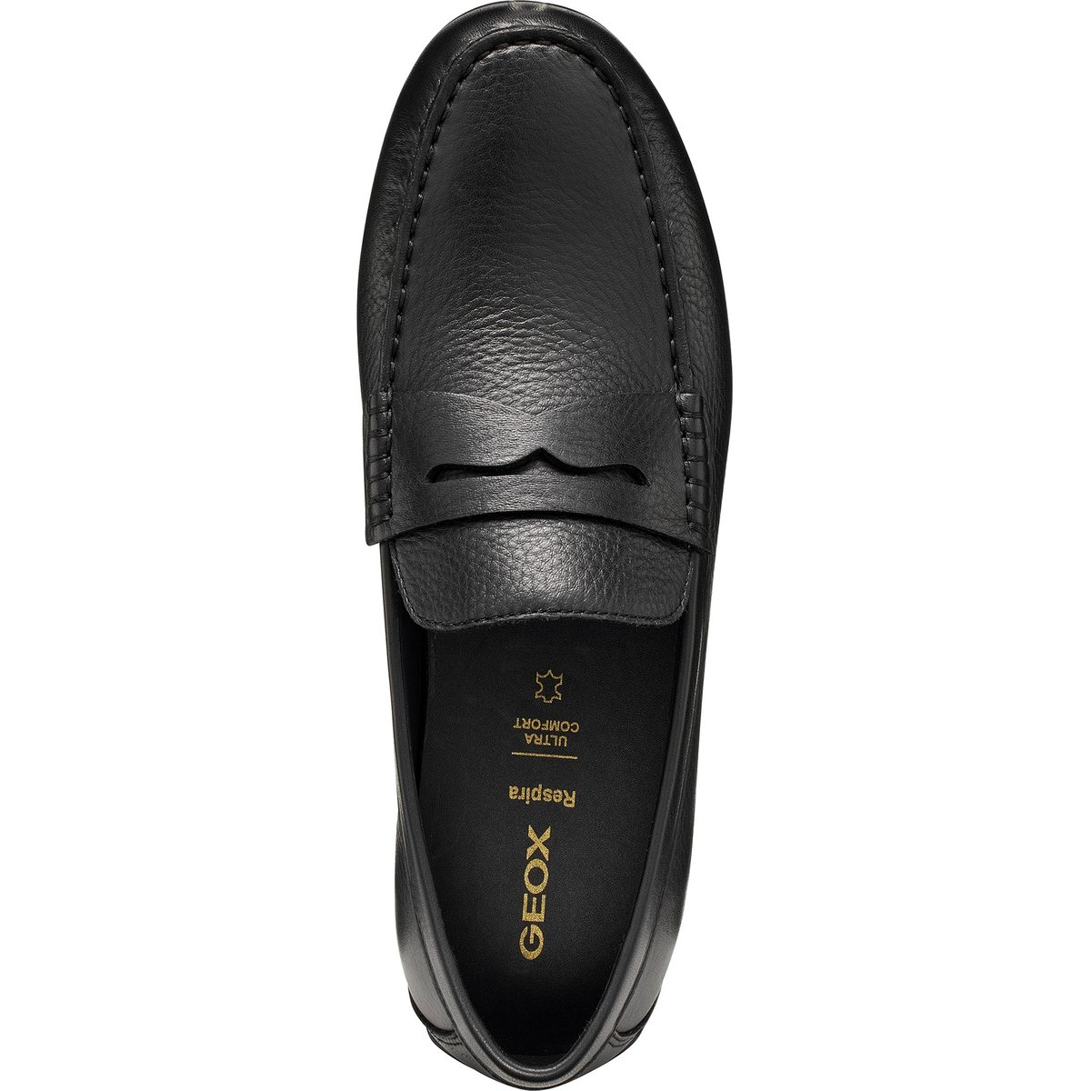 Mocassins U SPHERICA EC16 noir, GEOX