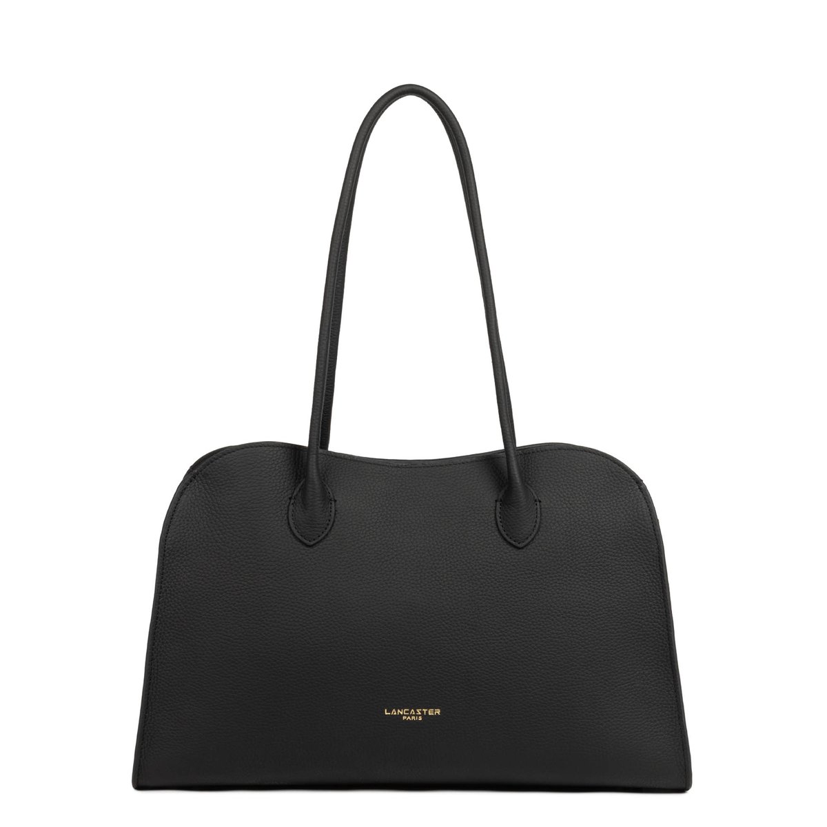 Grand sac cabas épaule TORO HOPPER noir, LANCASTER