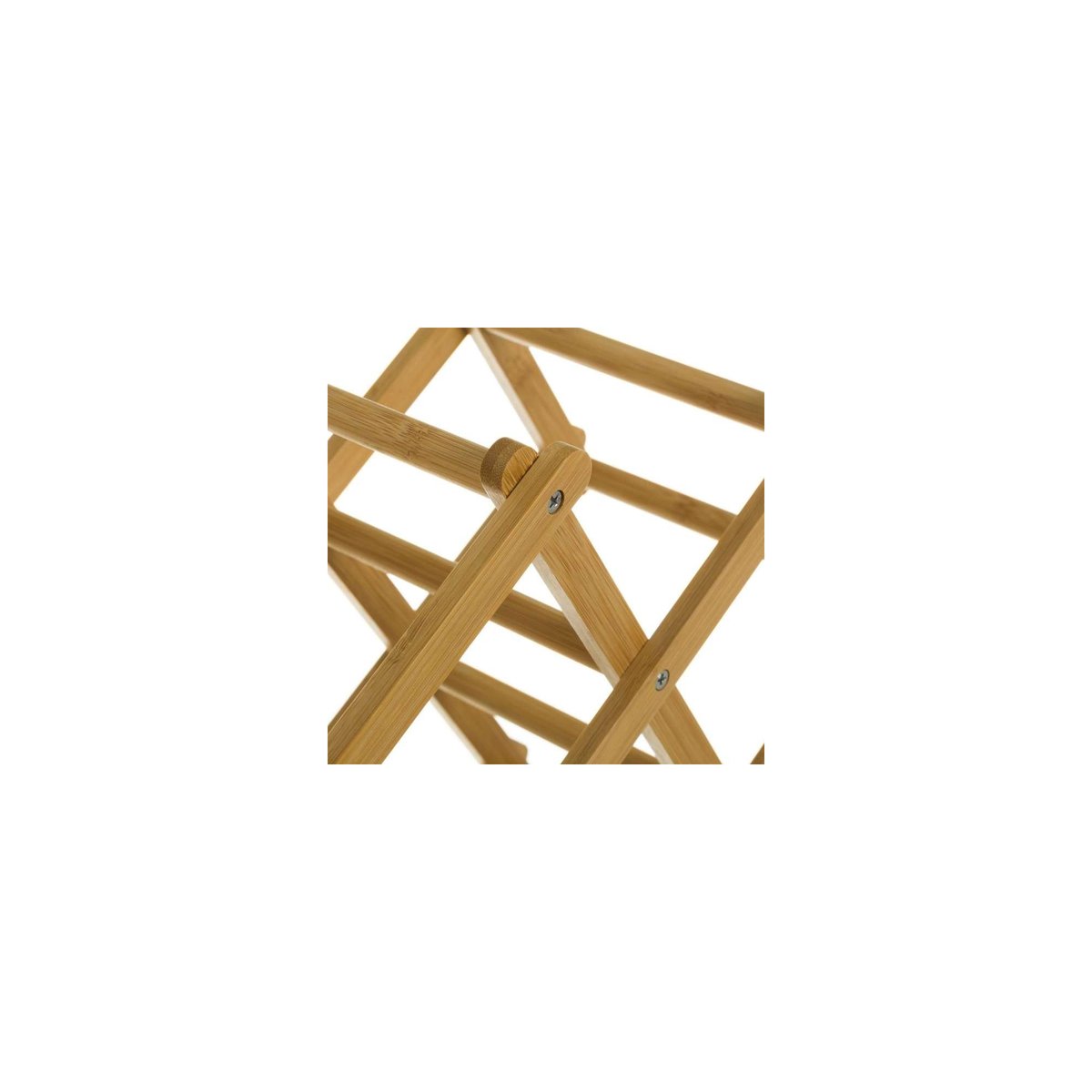 Porte Bouteilles Pliable en Bambou bois, WADIGA