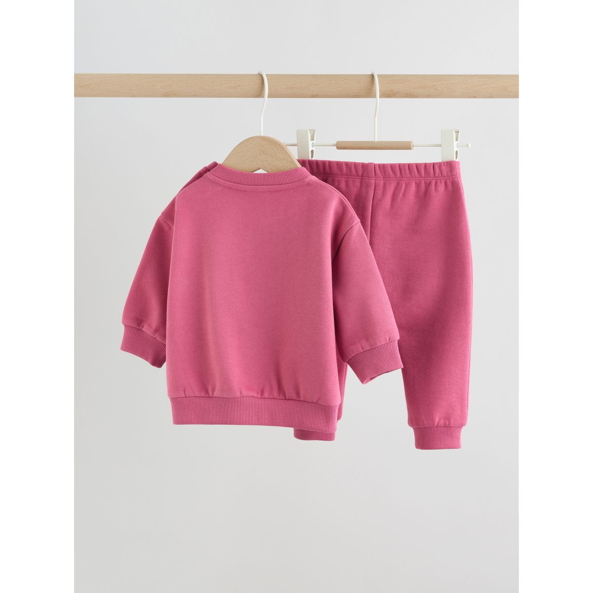 Sweat et pantalon de jogging bébé slogan prune, NEXT