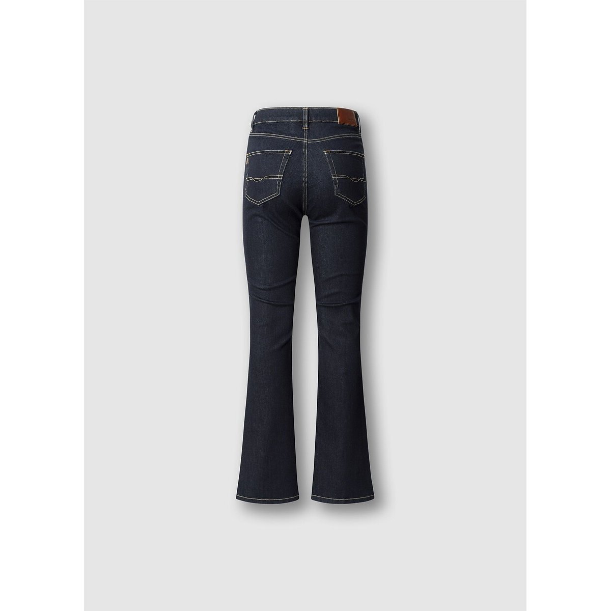Jean flare taille haute DION clean dark indigo, PEPE JEANS