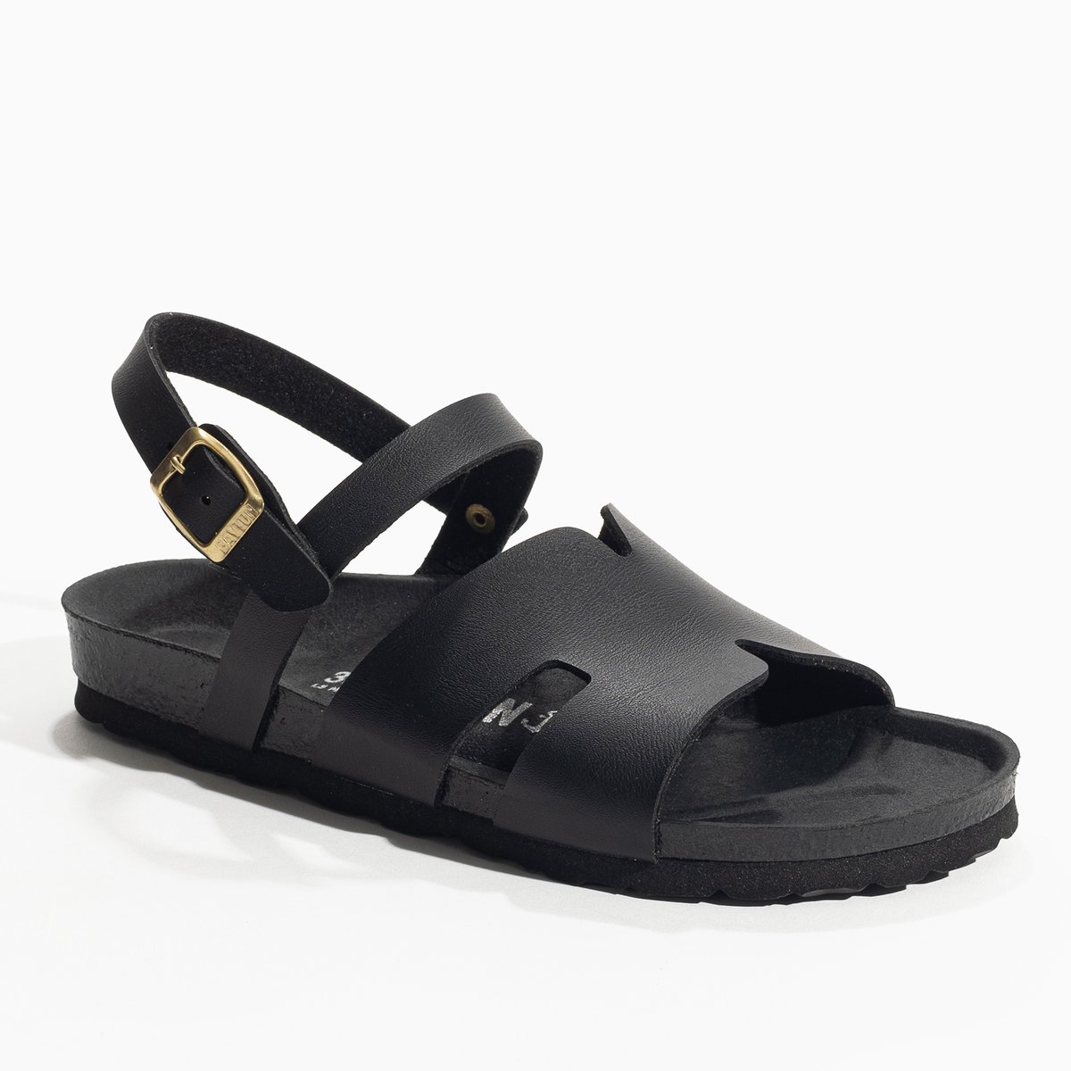 Sandales Vegan WARHOL noir, BAYTON