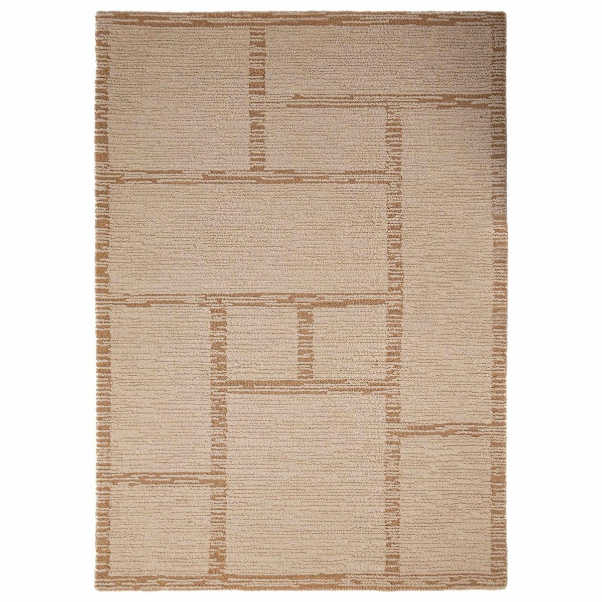 Tapis en laine HARRIS MODULA naturel, FLAIR RUGS