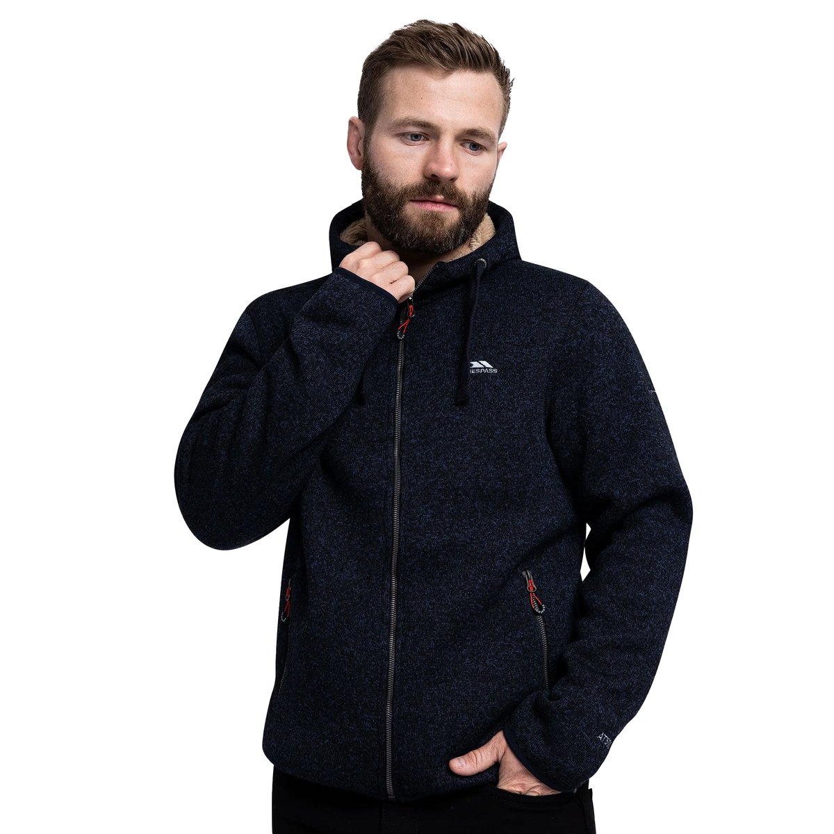 Veste polaire TABLEYPIPE bleu marine, TRESPASS