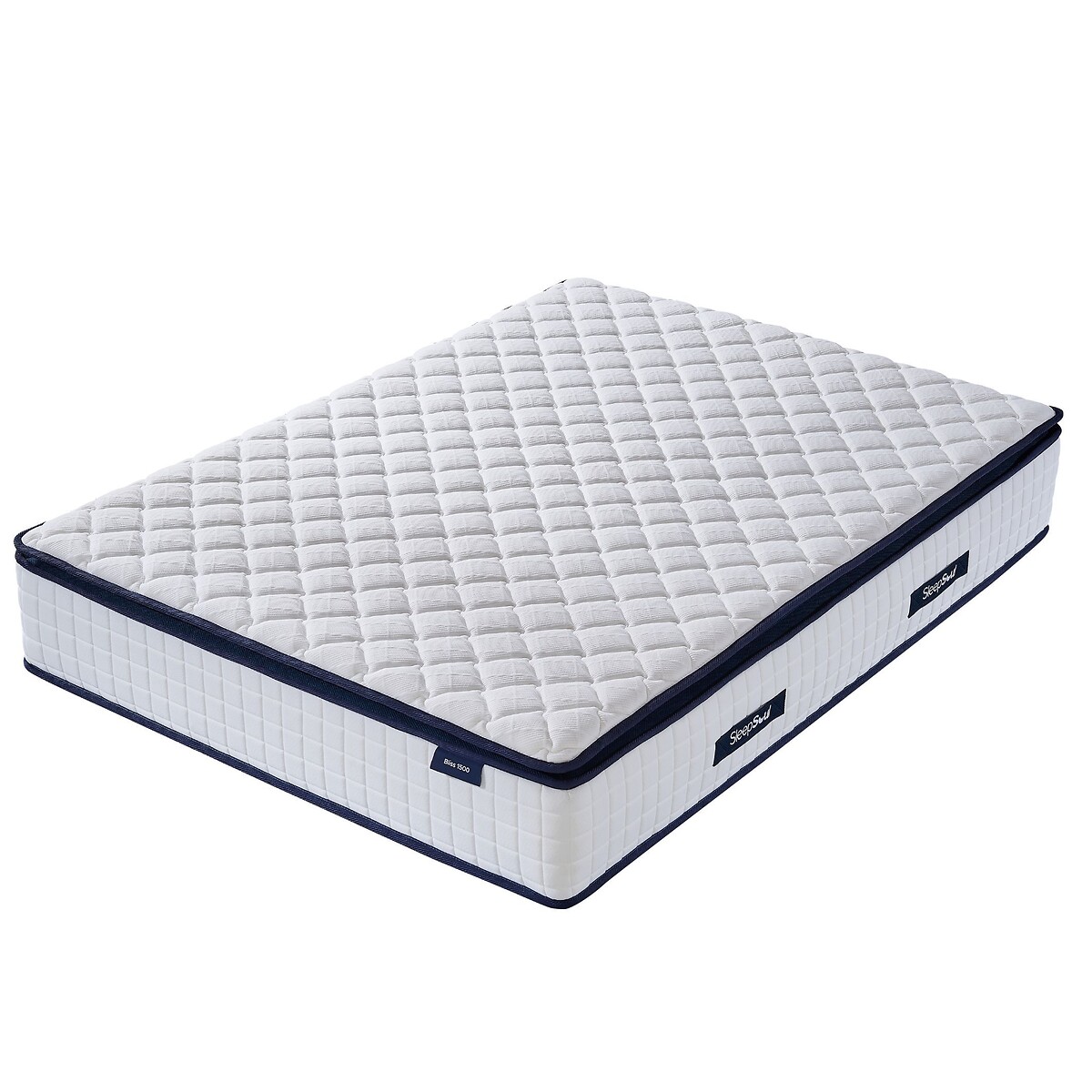 SleepSoul Bliss 1500 Pocket Hybrid Pillowtop Mattress white, SLEEPSOUL