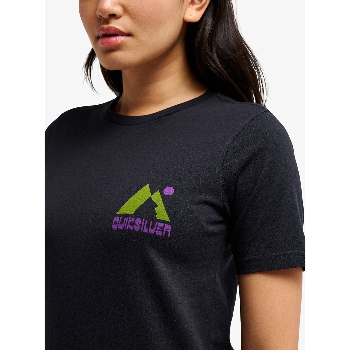 T-shirt à manches courtes, imprimé dos noir, QUIKSILVER