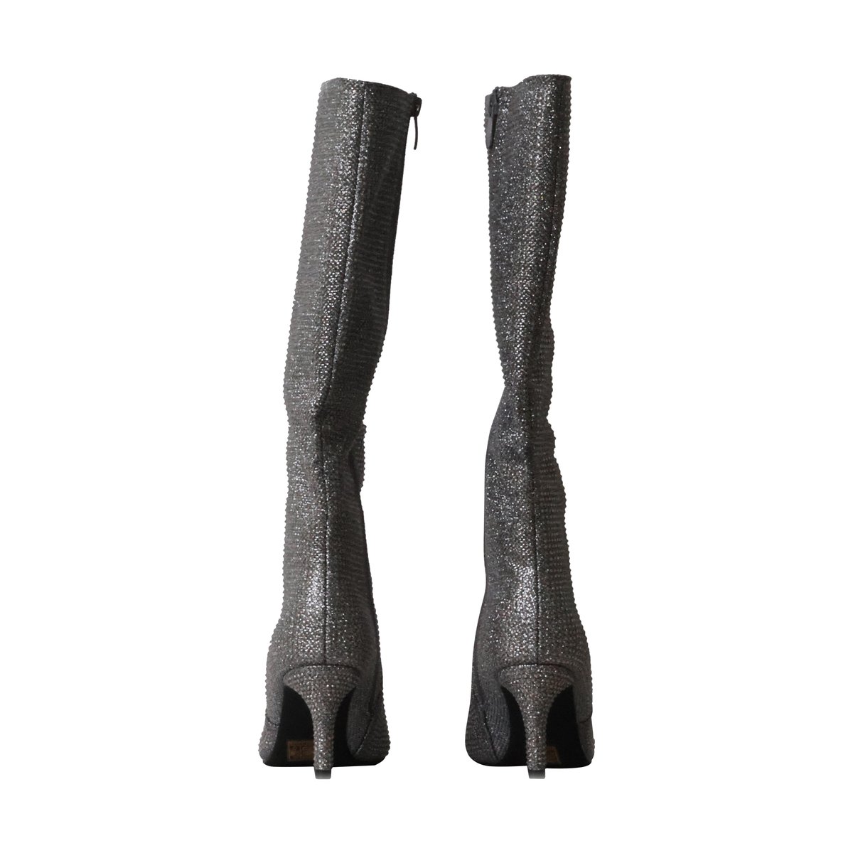 Bottes à Talon Bestelle argent, ENZA NUCCI
