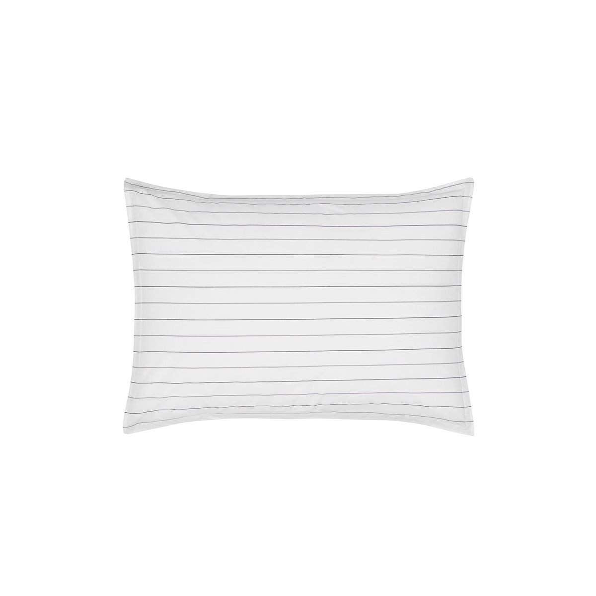 Lot de 2 taies d'oreillers en percale de coton TOLSTA blanc, SENSEI MAISON