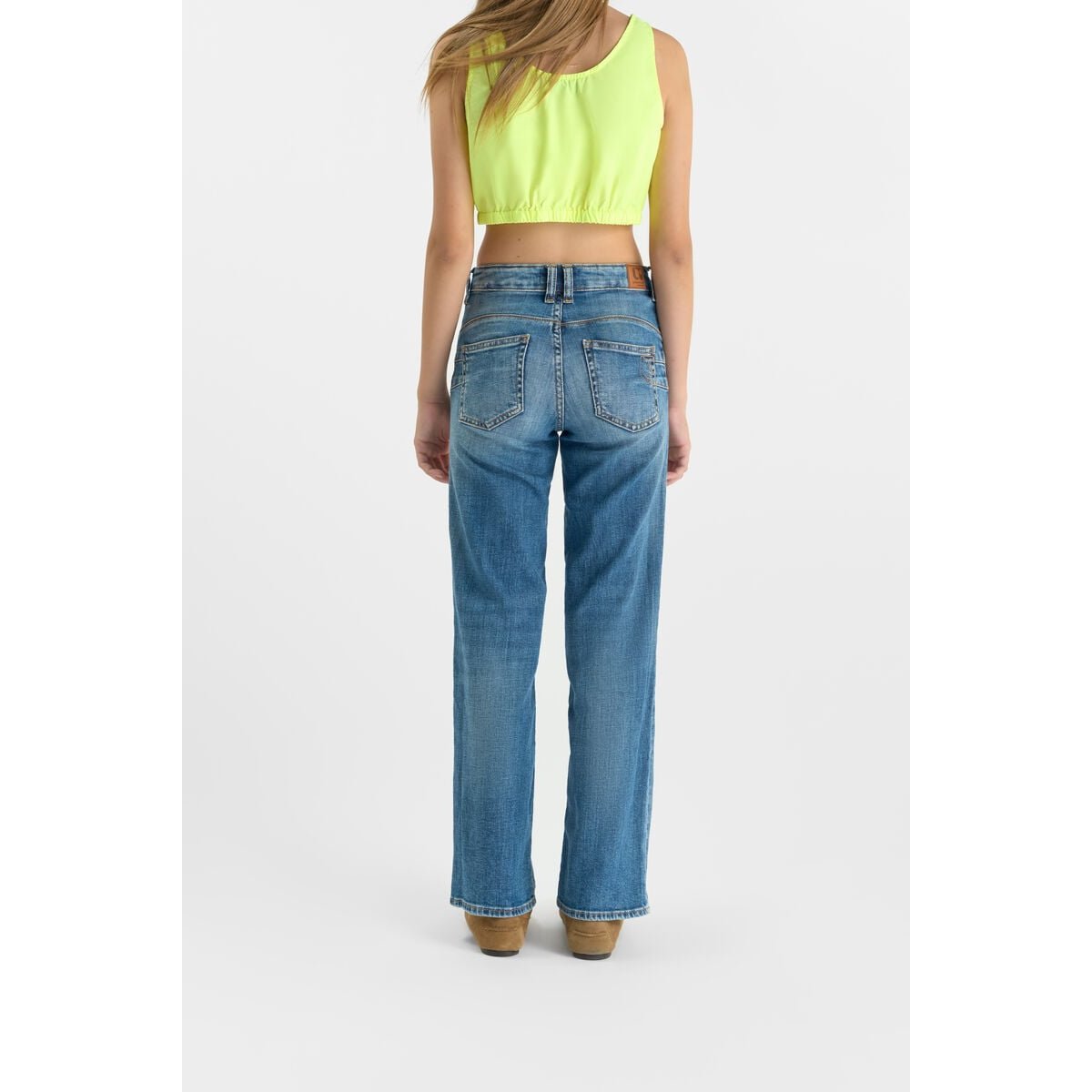 Jeans loose, large PULPH 22, longueur 34 blue, LE TEMPS DES CERISES