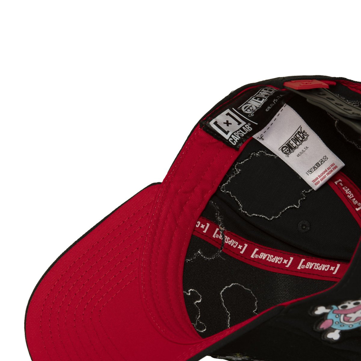 Casquette baseball One Piece noir/rouge/jaune/violet/bleu/vert/blanc, CAPSLAB