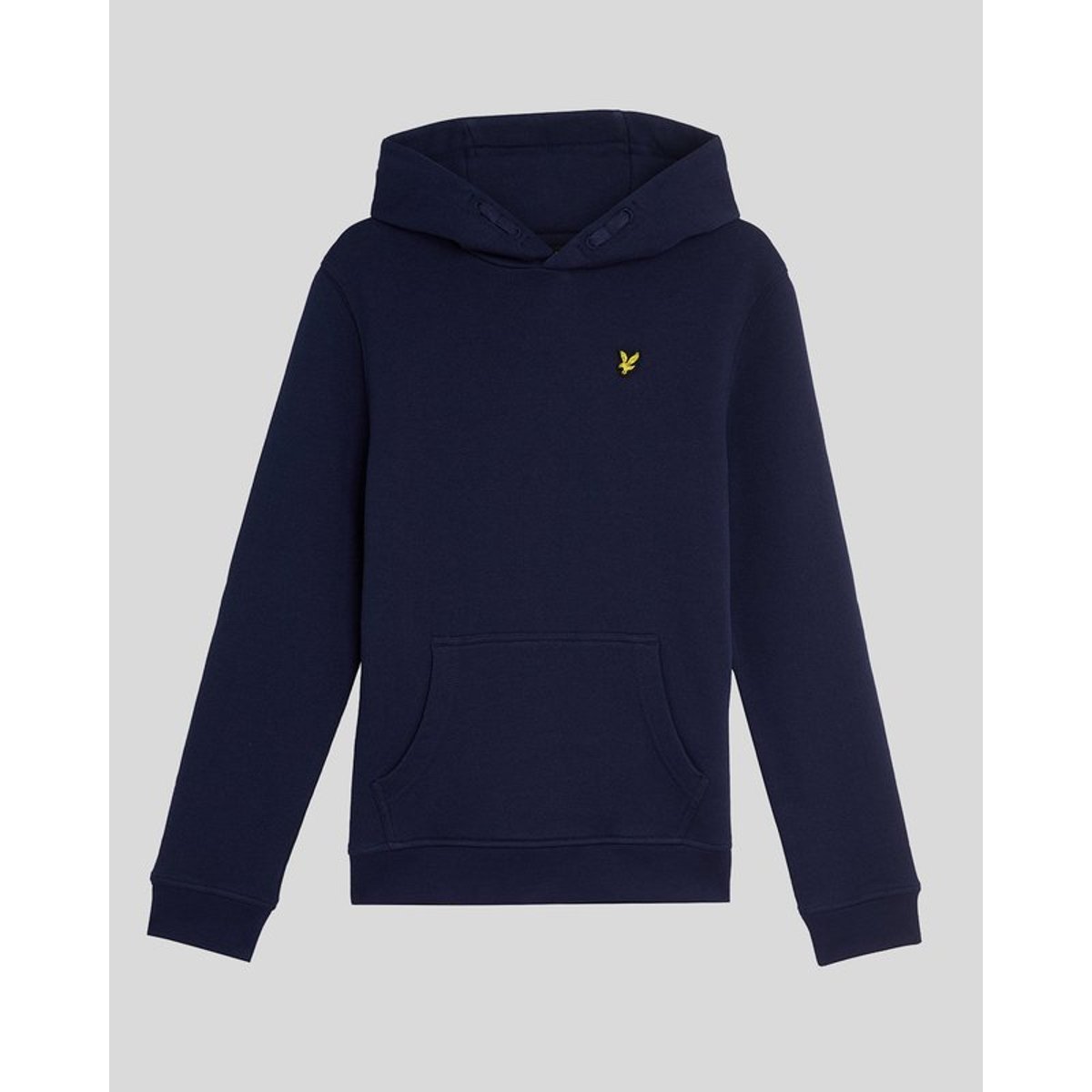Sweat à capuche en coton loopback bleu marine, LYLE & SCOTT