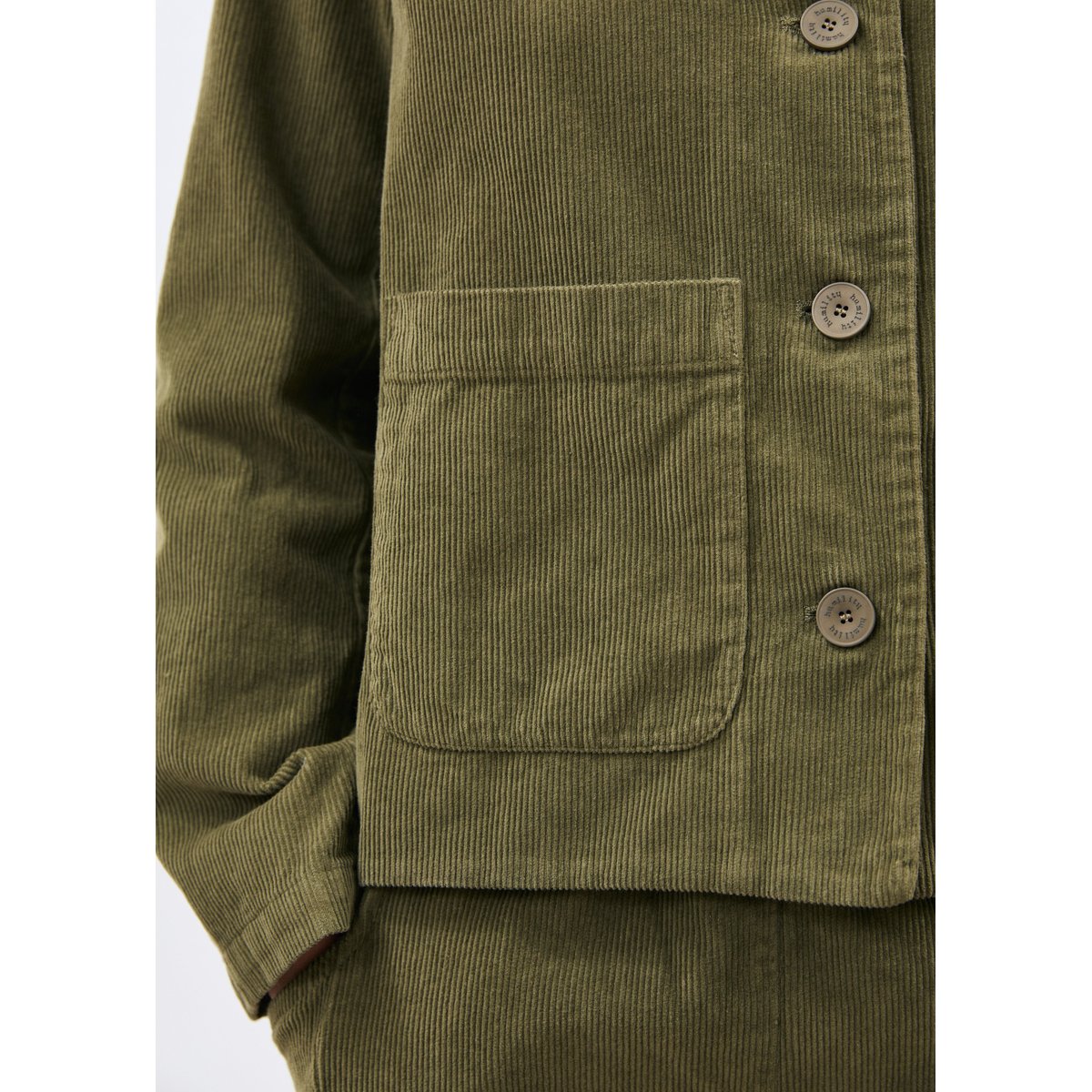 Veste courte en velours côtelé army, HUMILITY