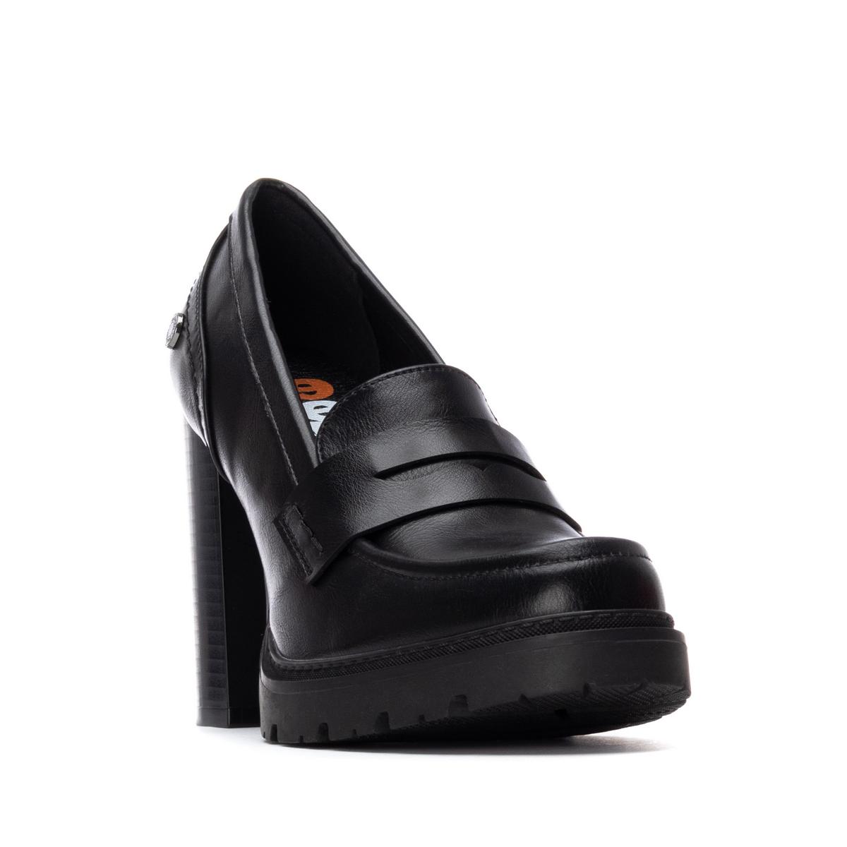 Chaussure Mocassin Talon Décontractée noir, REFRESH