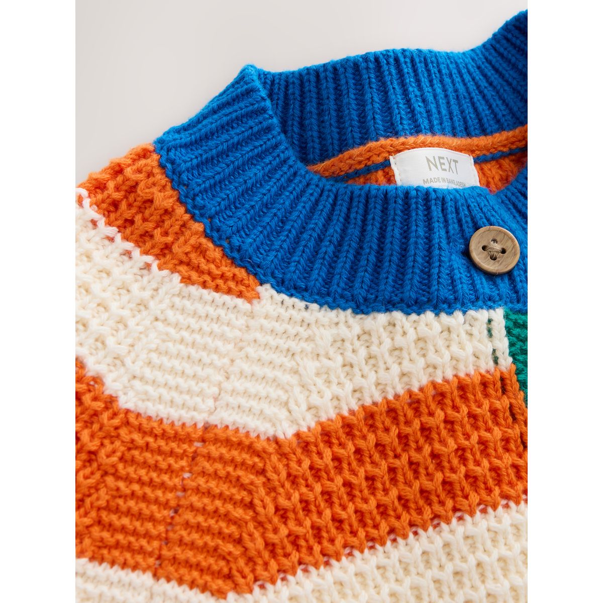 Cardigan rayé orange, NEXT