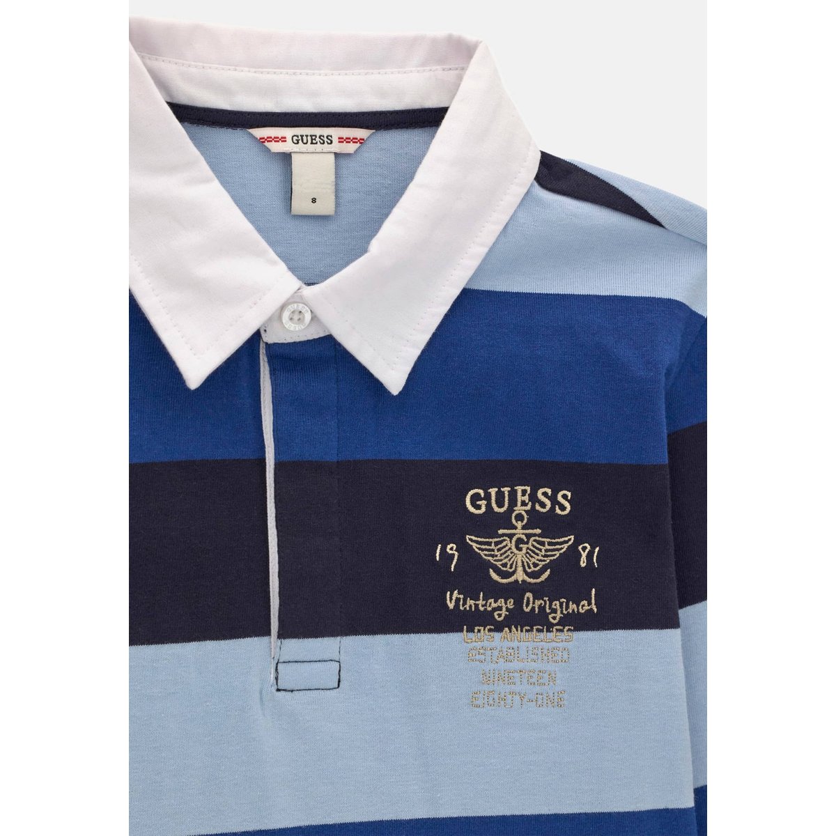Polo En Jersey À Rayures sm4v, GUESS KIDS