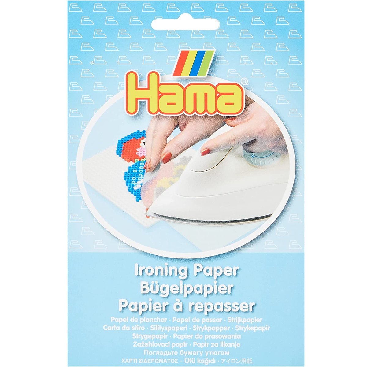 Papier à repasser pour Perles Midi blanc, HAMA