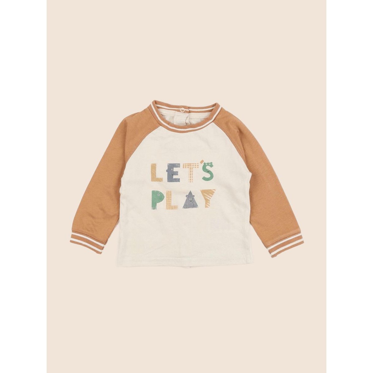 Tee-shirt - Très bon état beige, marron, VERTBAUDET