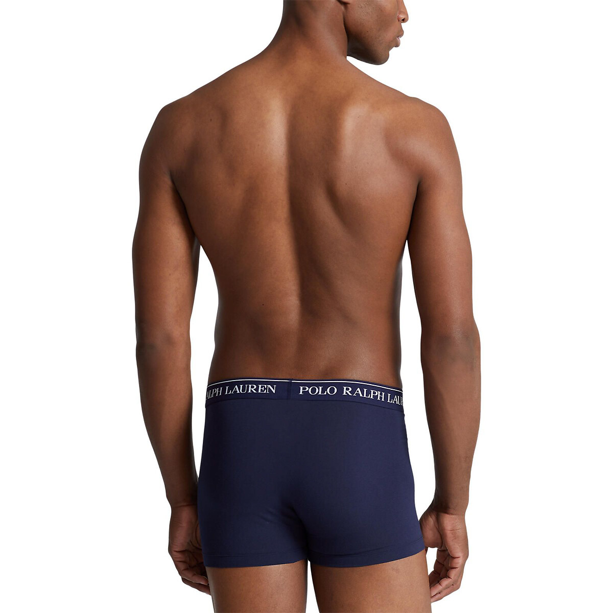 Lote de 5 cuecas boxer clássicas em algodão stretch multicolor, POLO RALPH LAUREN