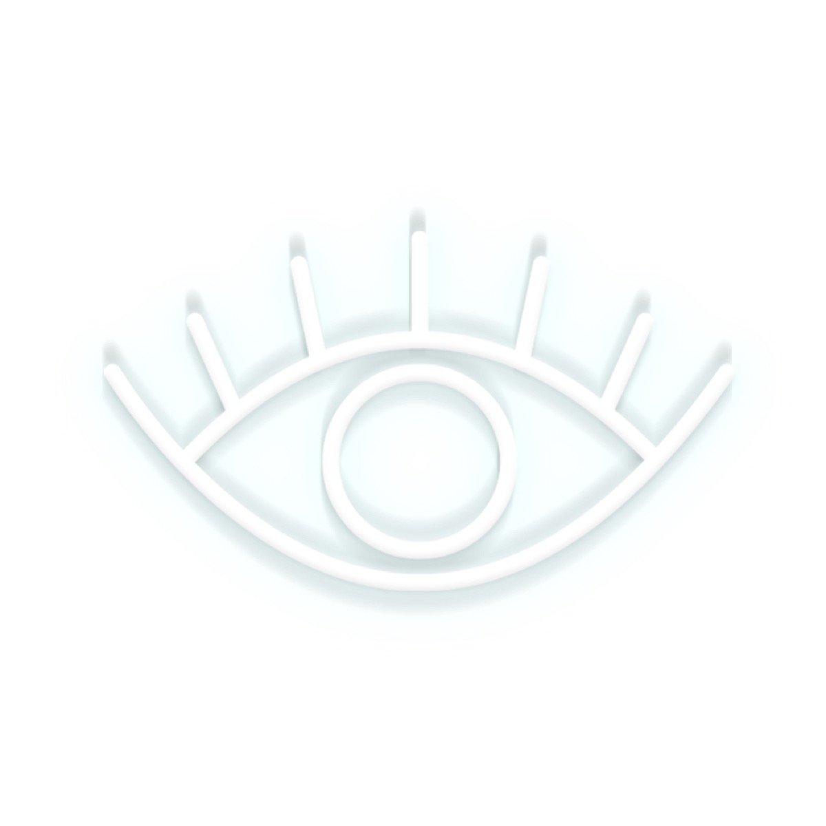 Eclairage néon EYE blanc, CANDYSHOCK