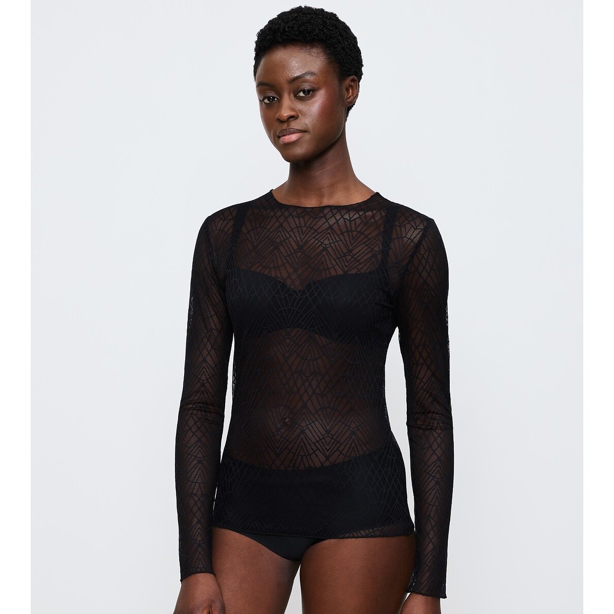 A Weekend To Remember Lace Top black, TRIUMPH