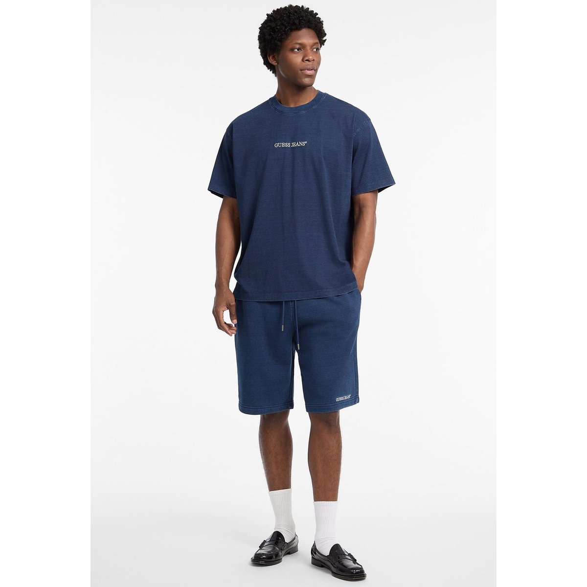 T-Shirt Oversize bleu, GUESS JEANS