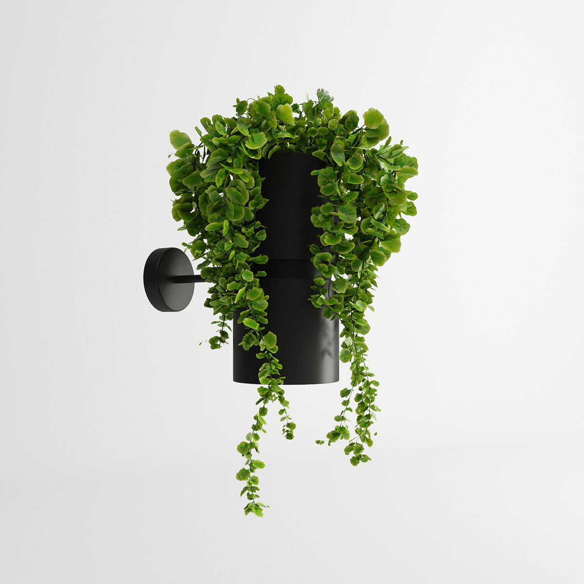 Applique murale Noir GU10 1 Kukkia noir, EDEN