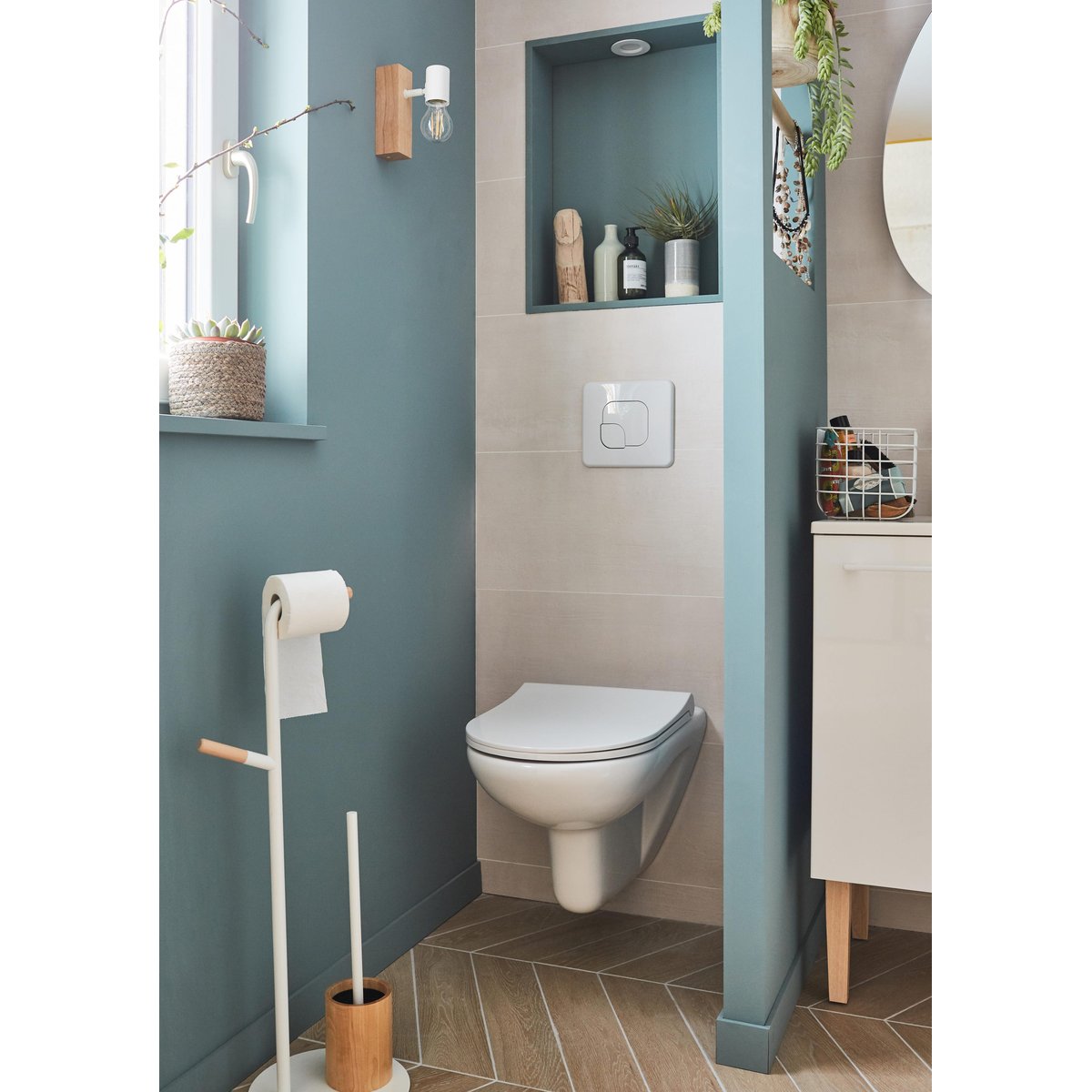 Serviteur WC, SCANDI white n°0, SENSEA