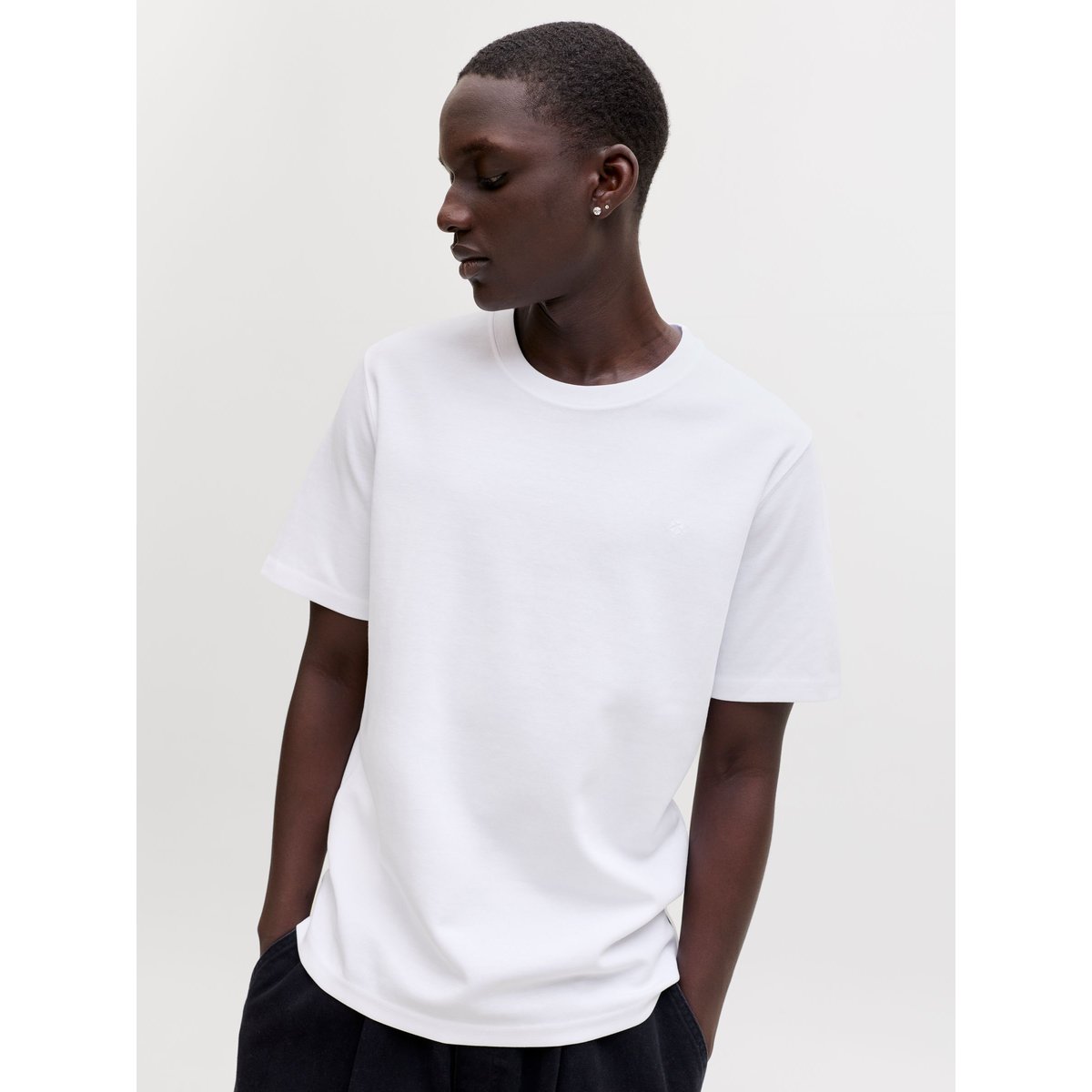 T-Shirt bright white, JACK & JONES